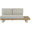 Aveneil Aluminium & Acacia 5 - Person Garden Lounge Set with Cushions