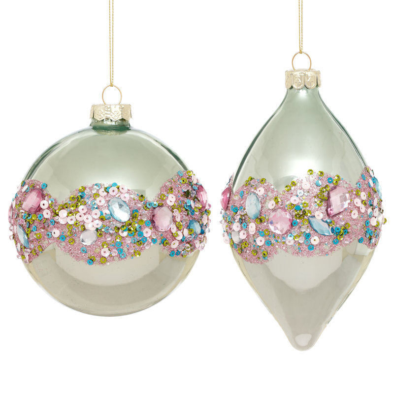 Ornement en bande de bijoux, boîte de 6 à 4 pouces