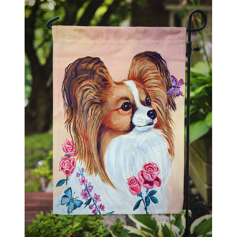 Drapeau de jardin à 2 côtés papillon