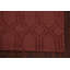 Tapis rouge en laine touffeté à la main à motif géométrique Franklintown