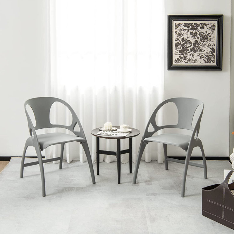 Adalgira Slat Back Folding Side Chair, Grey/Brown/Blue