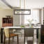 Luminaire suspendu linéaire pour îlot de cuisine 4 lumières Bigyan-318006113
