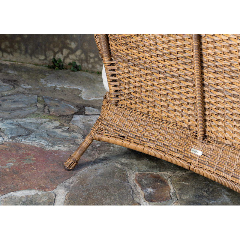 Sea Pines 80'' Wide Outdoor Patio Sofa, Rave Brick, Mojave
