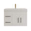 Ensemble de meuble-lavabo simple mural 35,4 "-70381329