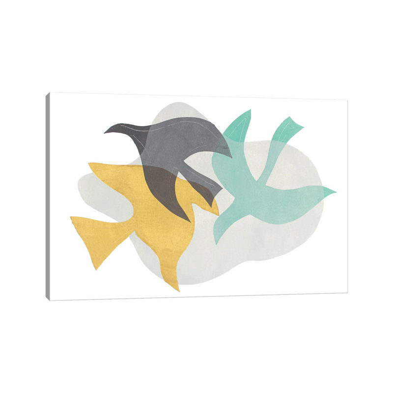 Peace Composition I by Rob Delamater - Wrapped Canvas Print, 20.32cm H x 30.48cm W x 1.91cm D