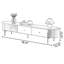78.74" White Solid + Manufactured Wood+Glass TVStands
