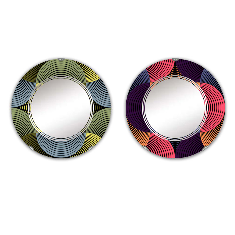 Ensemble de 2 miroirs sans cadre