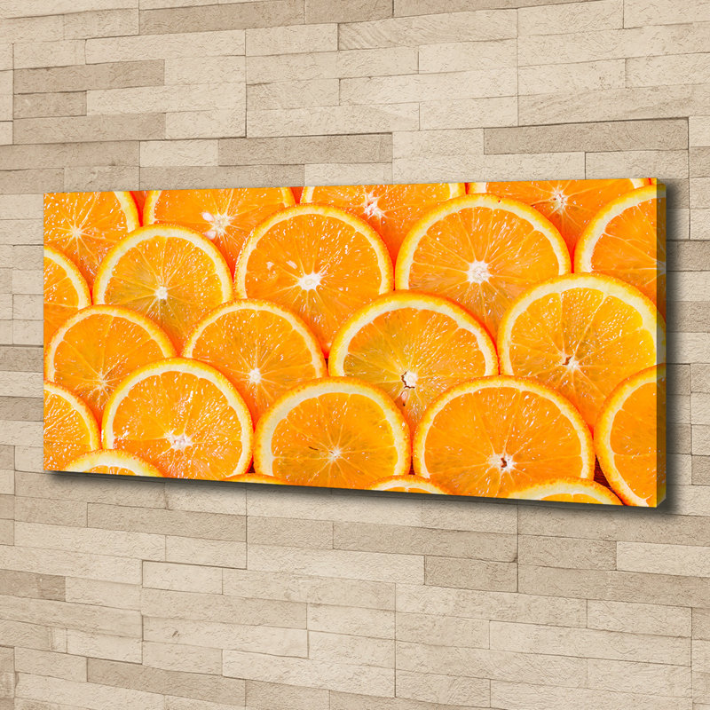 Orange Slices - Wrapped Canvas Print
