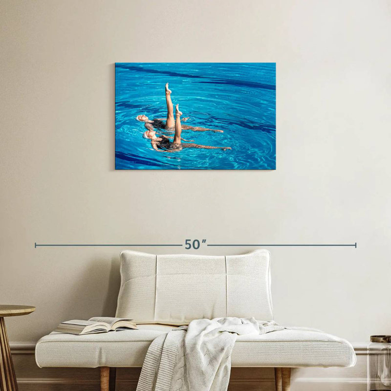 Sireci Synchronized Swimmers, 20" H x 30" W