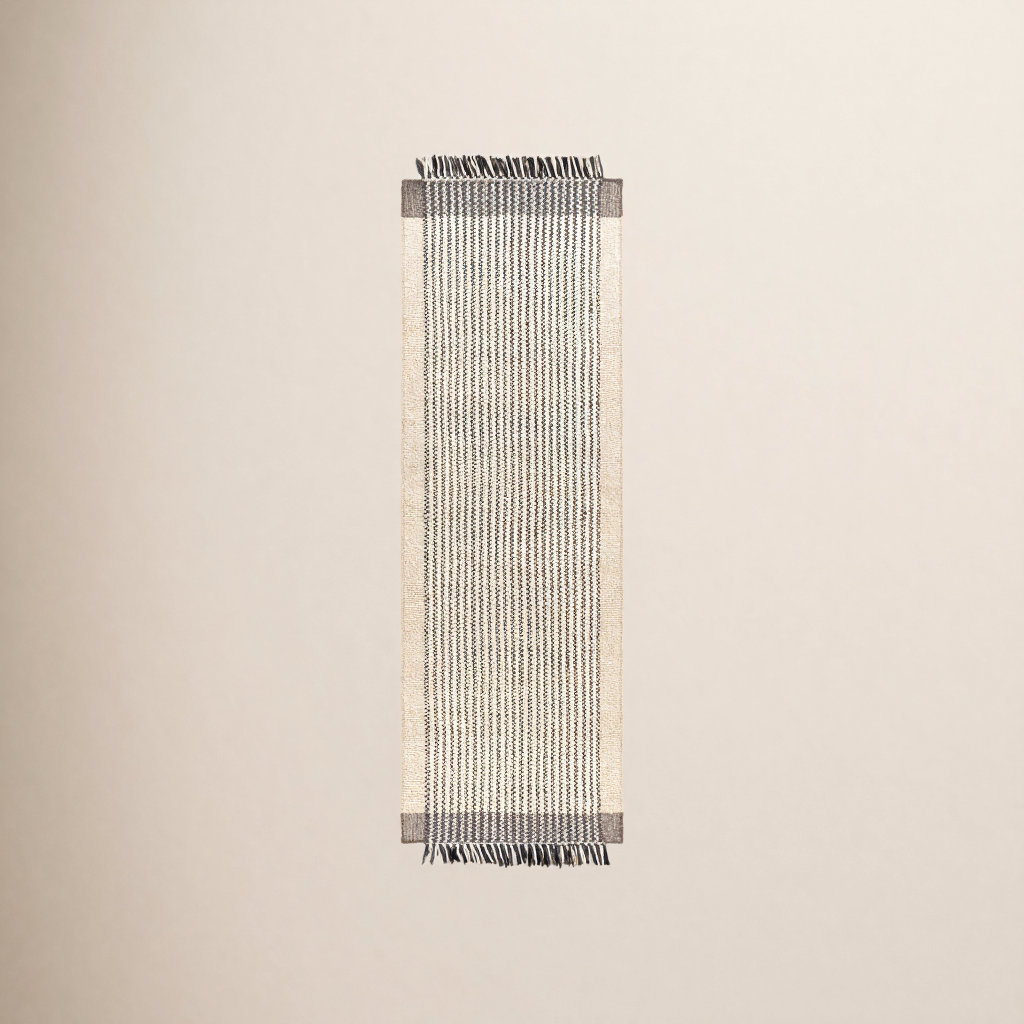 Tina Hand-Woven Striped Rug, Runner 2'6" x 8'
