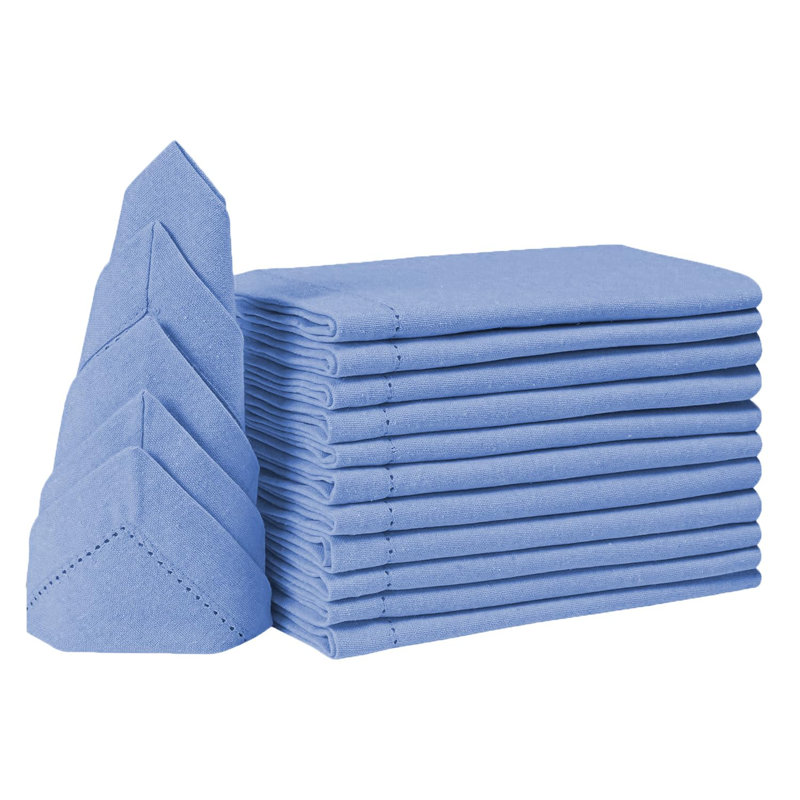 Serviettes de table en coton de qualité supérieure, lavables à la machine, serviettes élégantes pour toutes les occasions
