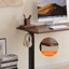 Electric Standing Desk, Adjustable Height Stand Up Desk, 24x48 Inches Sit Stand Home Office Desk,Black Frame/Mahogany Top