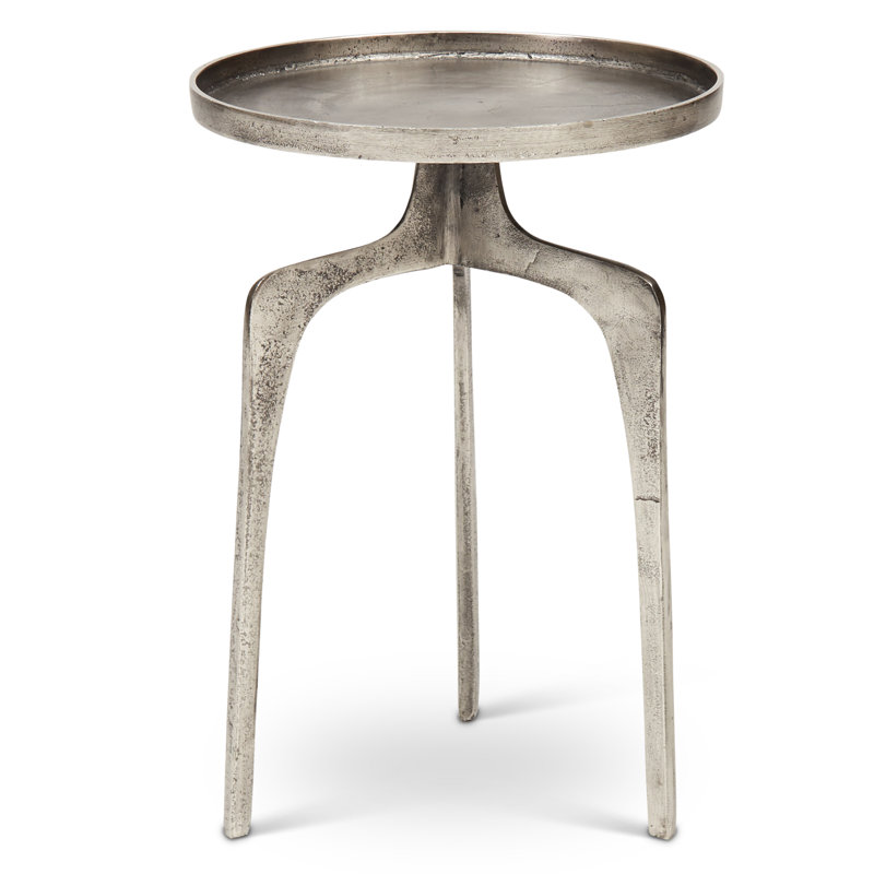 Table de bout Tray, Argent argent