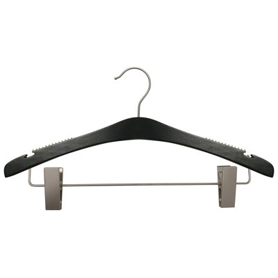 Wood Hangers With Clips for Skirt/Pants