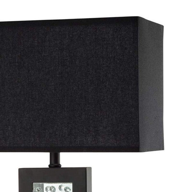 Lampe de table 27,25 ", Noir