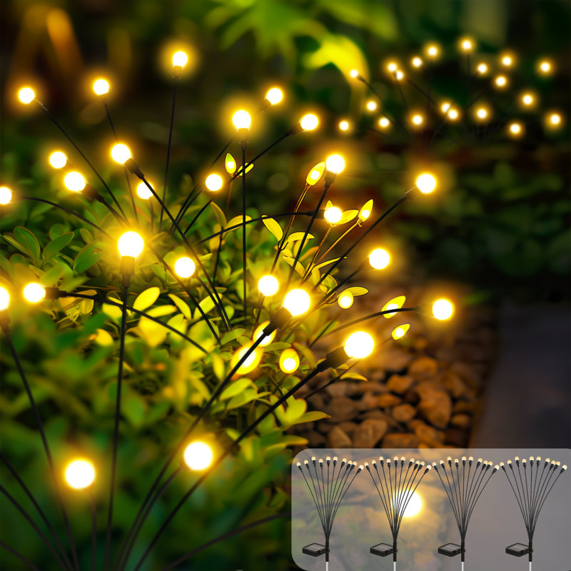 Plastic Solar Powered Pathway Light Pack