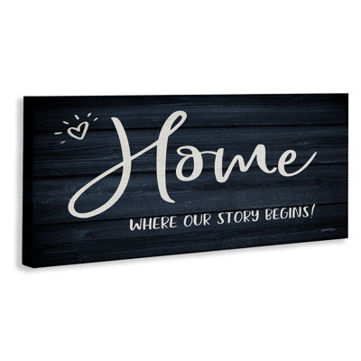 Where Our Story Begins Canvas Wall Art by Susie Boyer