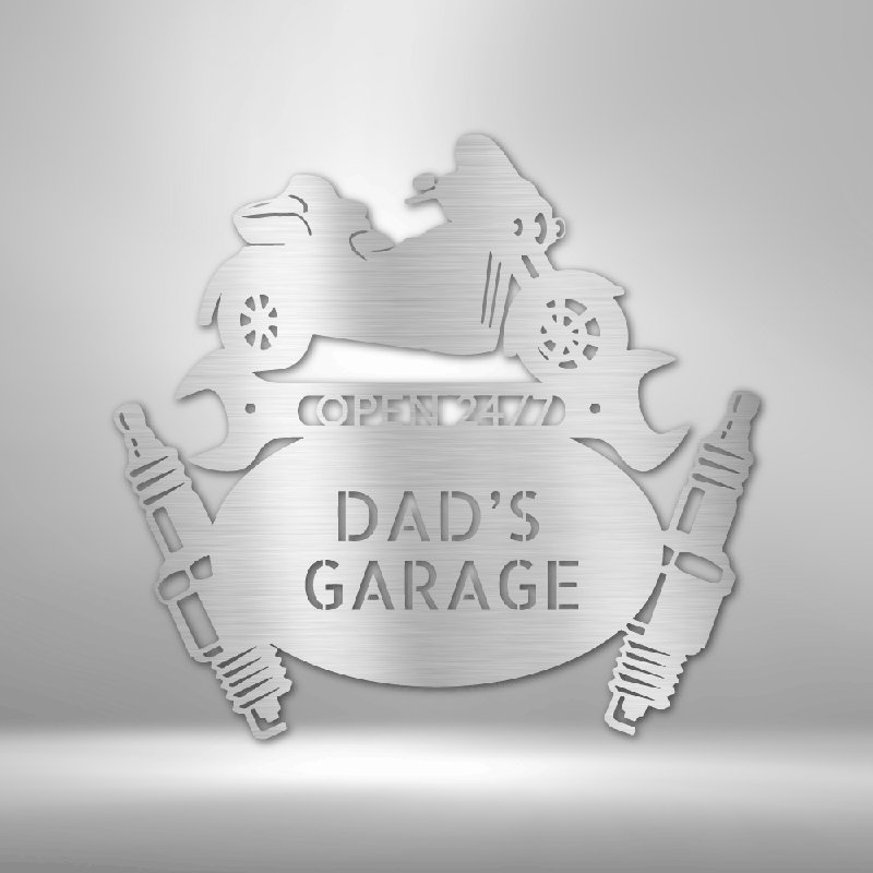 Décoration murale en métal personnalisable, H 34,25 po x l 35,5 po x P 0,5 po, Oui, Argent argent