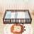 Wooden Low-Floor Bed With Enclosed Fence Design And Door-139429454-139429424