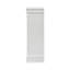 Commode 5 tiroirs en bois avec pieds en blanc