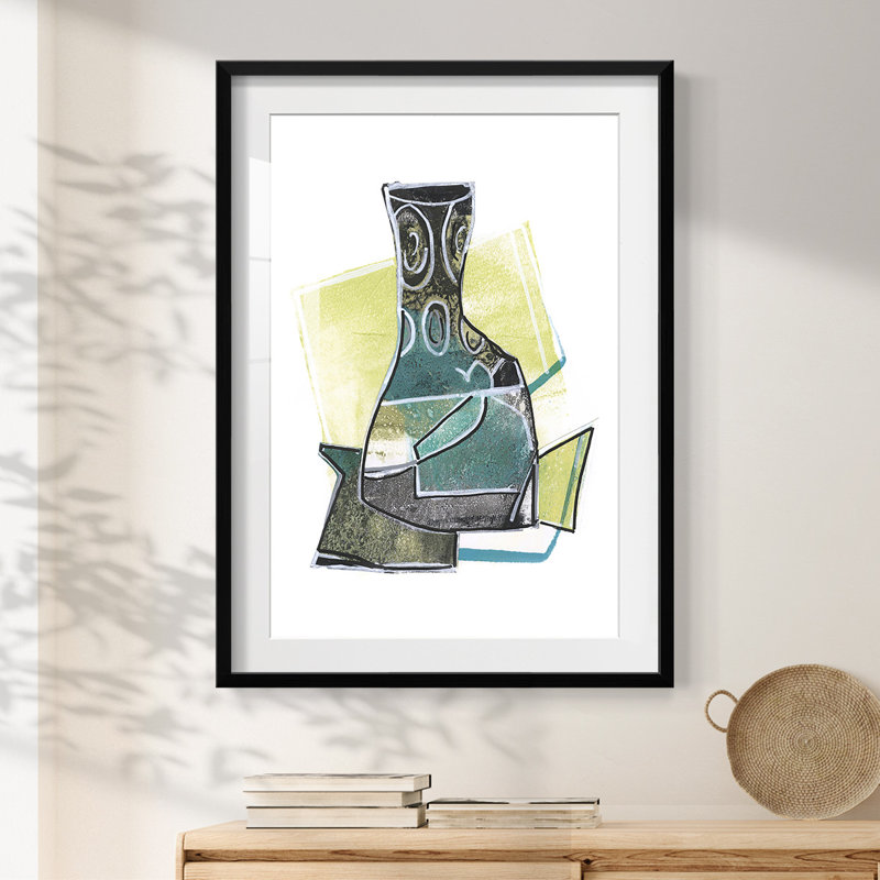 Grey Scribbles II -Gallery Wrapped Canvas