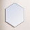 Sabine Metal Hexagon Wall Mirror