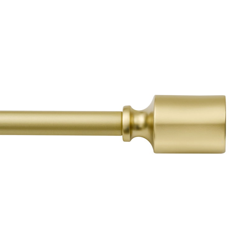 UTOPIA ALLEY Wall Mounted 3/4 Inch Curtain Rod - Curtain Rods For Windows, Adjustable Drapery Rods, Bedroom & Living Room Decorative Curtain Rods, Tapestry Poles