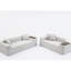 Boucle grise pour la détente - Mobilier de salon 3 places et 2 canapés avec table de bout-561444222