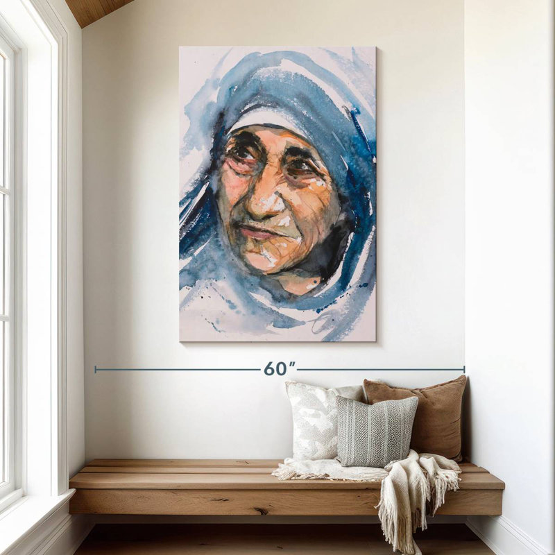 Leisha Mother Teresa, H 48 po x l 32 po