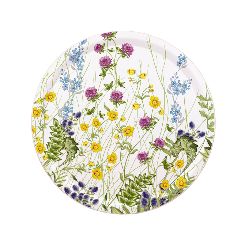 HALCYON DAYS Wildflower Meadow Solid Wood Tray