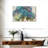 Harnek Turquoise Hydrangea On Barn Board-107708251