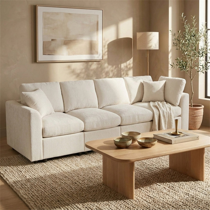 U-Style 130.3" Modular Sectional Sofa