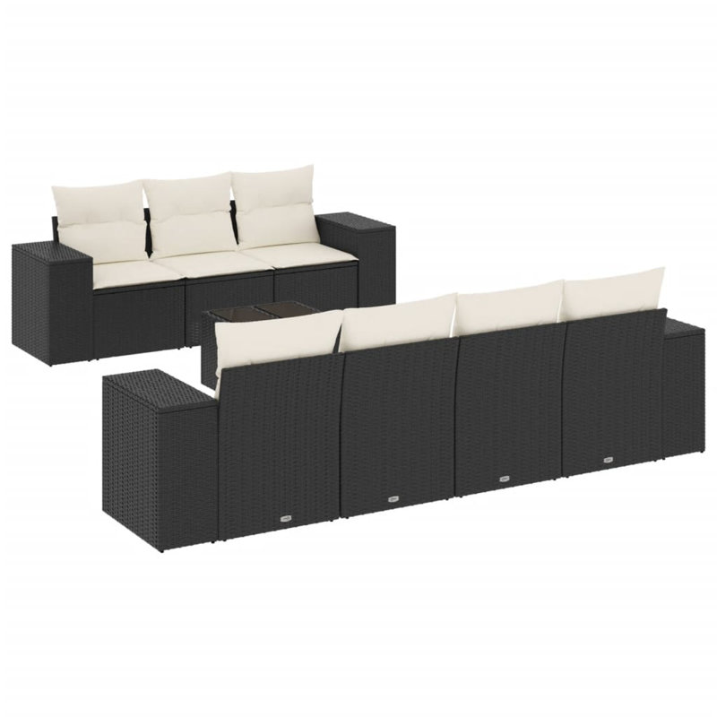 Vidaxl Garden Sofa Set Grey