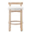 Tabouret de bar moderne rembourré avec structure en bois, tabouret de bar pour îlot de cuisine, café (ensemble de 4)-132710828