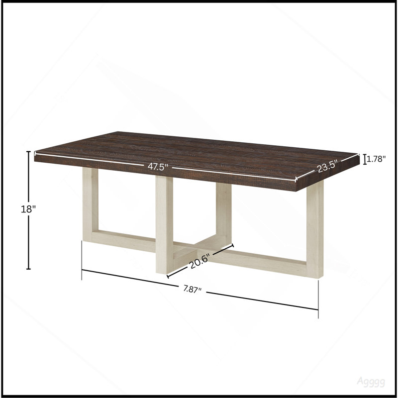 Ensemble de 3 tables basses et 2 tables de bout Luno, noir, Black, Black