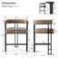 Tabouret de bar 24 po 24 po (ensemble de 4)-606398526