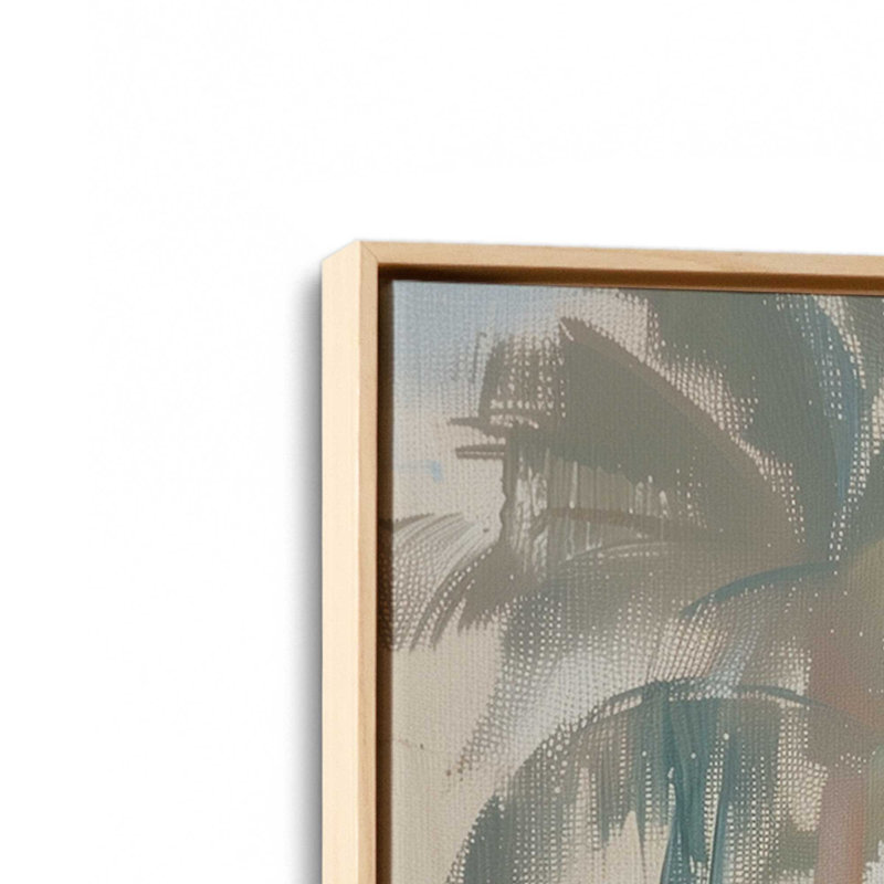 Ensemble de 2 impressions Coastal Escape, 18 po x 12 po, Cadre américain en érable flottant
