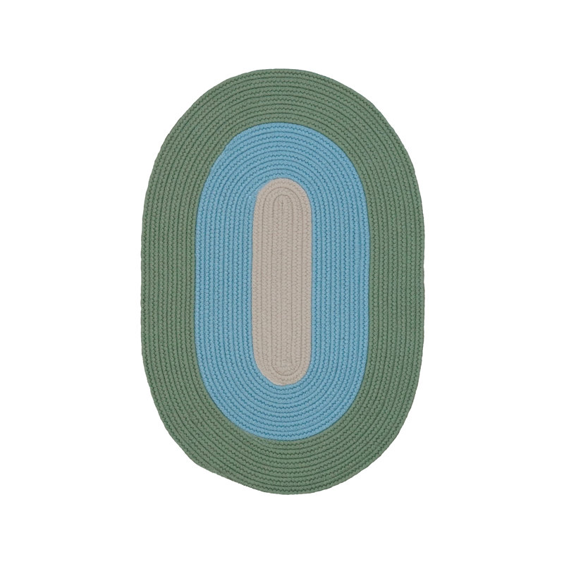 Tapis ovale intérieur / extérieur Melbourne, Ovale 9 pi x 12 pi