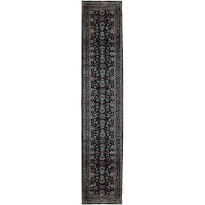 Hand-Knotted High-Quality Brown Runner