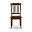 L'ensemble 5 pièces de table et chaises de cuisine comprend une table de salle à manger rectangulaire avec Dropleaf et 4 chaises, acajou-1884321139-1884321136-1970694921