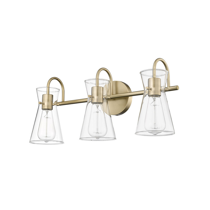Stalcup 3 - Light Dimmable Bathroom Vanity Light, Modern Gold