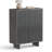 31.6" Fluted Door Shoe Cabinet, 5-Tier Entryway Storage Bench with Adjustable Shelves-221428762-234608851