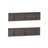 RiverRidge Afton 3-Hook Wall Mount Entryway Organizer Coat Rack Hanger - Weathered Woodgrain and Dark Brown Hooks - 2pc