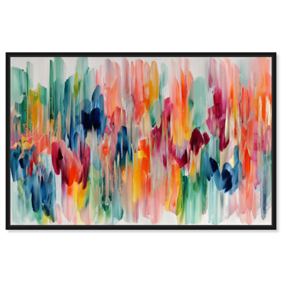 Weave of Color III Abstract Art Canvas Print by Art Remedy