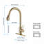 Robinet de cuisine avec douchette extractible