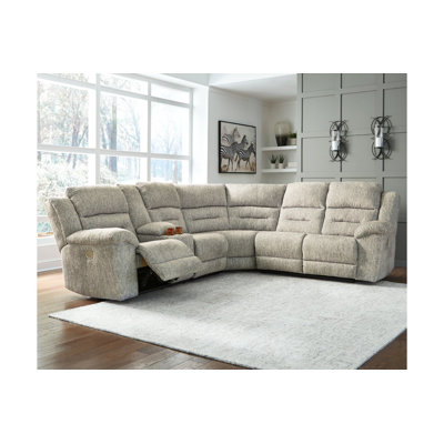 Family Den 3-Piece Power Reclining Sectional