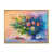 Toile avec cadre flottant or