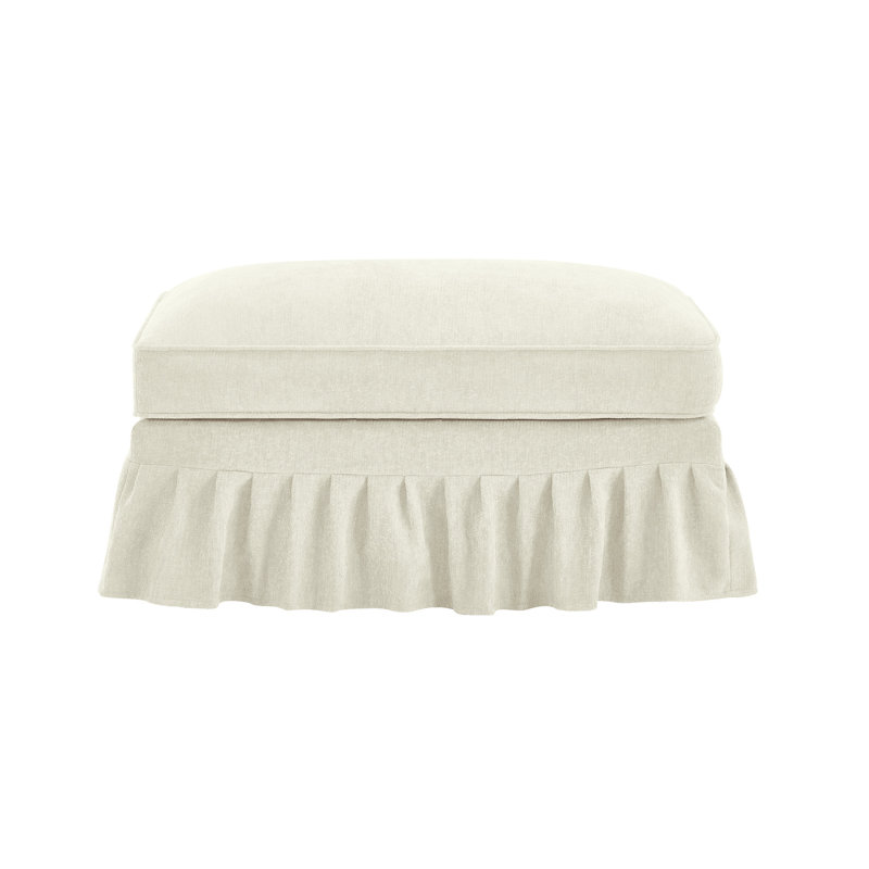 Repose-pieds - Chenille, Beige