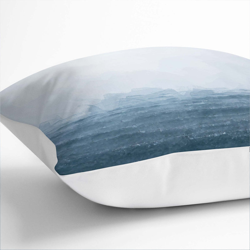 Square Throw Cushion, 55cm H x 55c m W x 20cm D, White