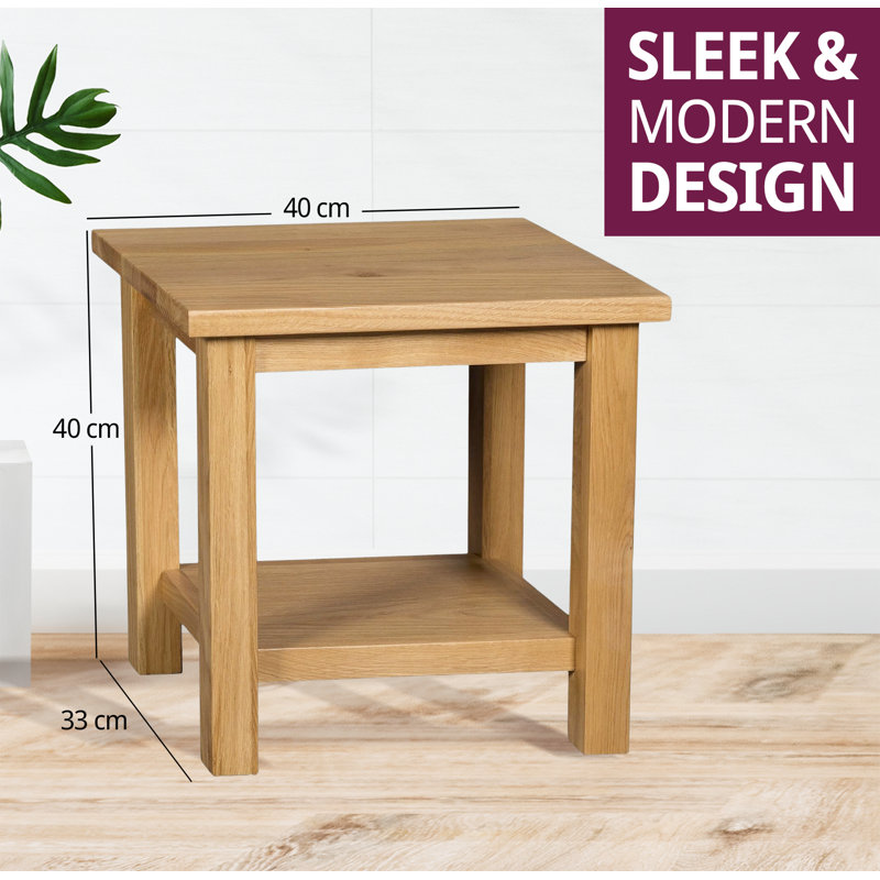 Frazier Solid Wood End Table